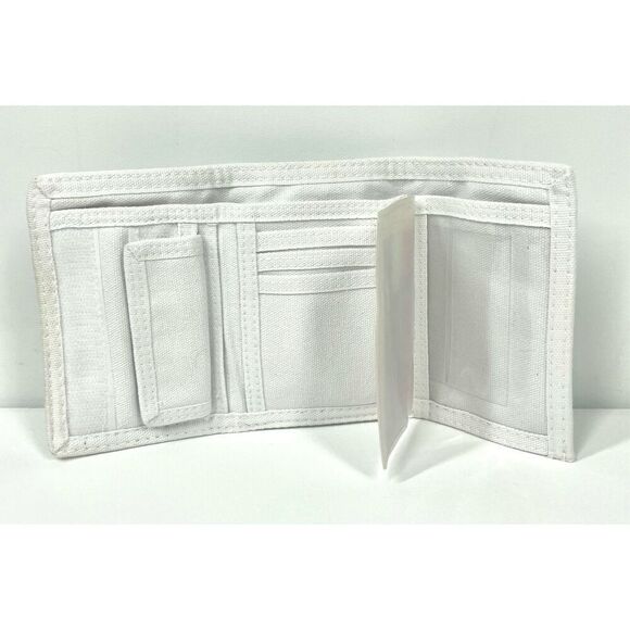Vans Off The Wall Slipped Trifold Wallet Classic Checkerboard Canvas Auto Close - Picture 3 of 4